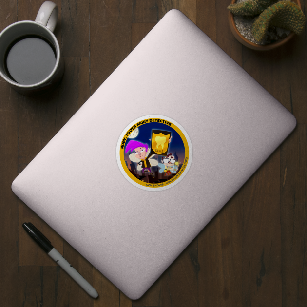 Ruby, Tooth Fairy Detective Official Sticker by GenZPodcasts